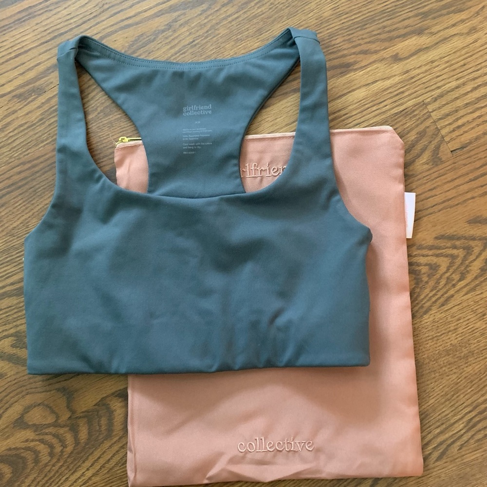 Girlfriend Collective smoke Paloma bra